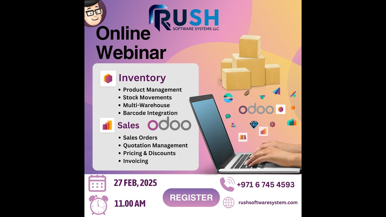 Mastering Inventory and Sales Modules in OdooERP | #odoo #tallyprime #uae #odoo18