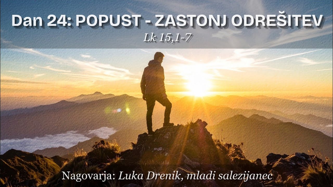 24. POPUST - ZASTONJ ODREŠITEV 💐 Lk 15,1–7; // ČUDOVITA SO TVOJA DELA