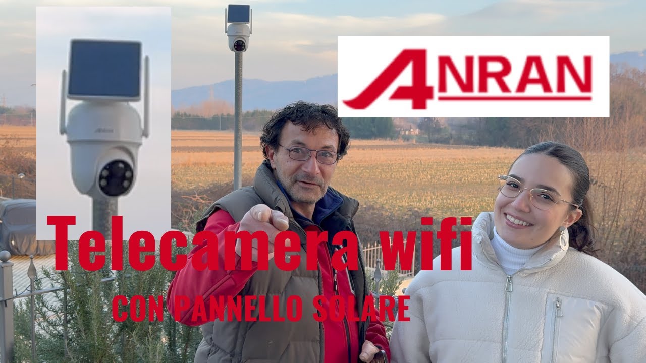 Anran Q4Max Telecamera wifi con pannello solare