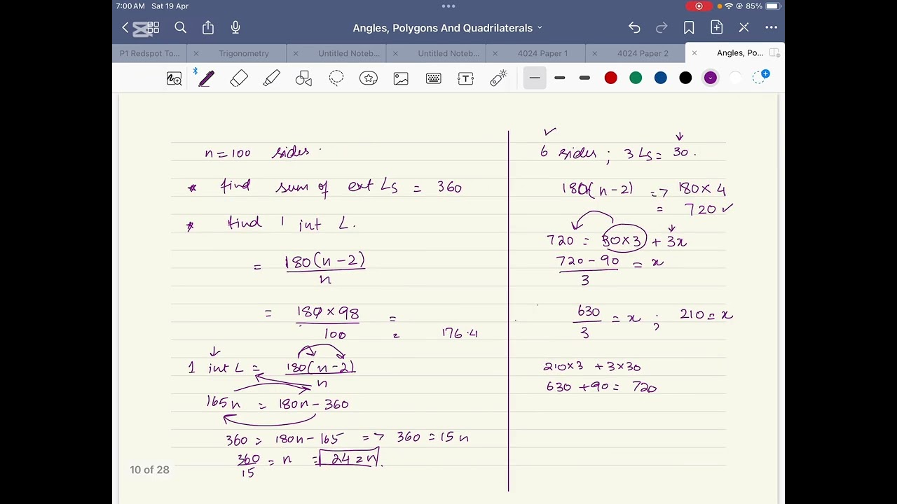 Angles, Polygons & Quadrilaterals | Full IGCSE Maths Lesson with Easy Explanations