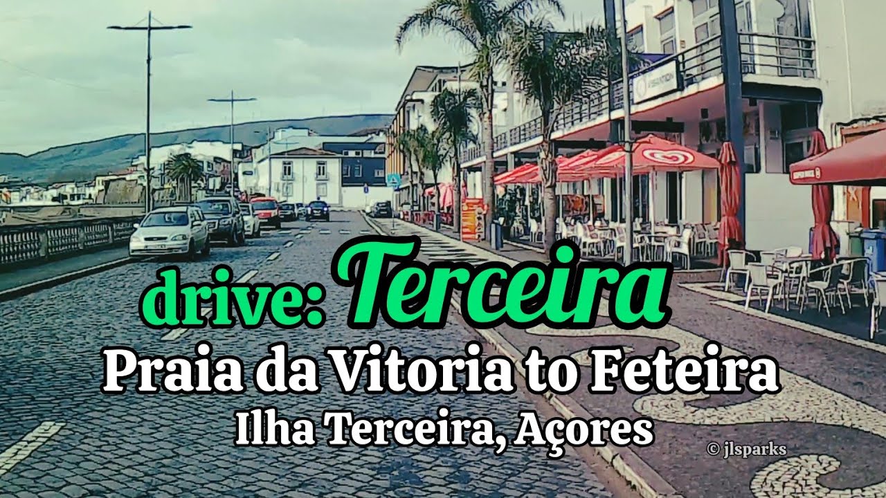 Azores: Terceira (drive along from Praia to Feteira) #azores #terceira