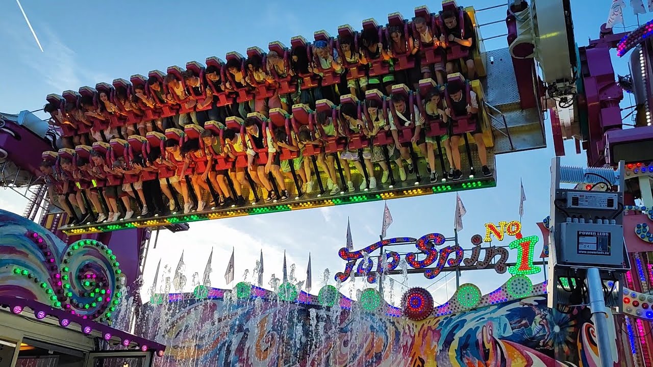 Top Spin Bausch Offride Gäubodenvolksfest Straubing 2023 [FULL HD]