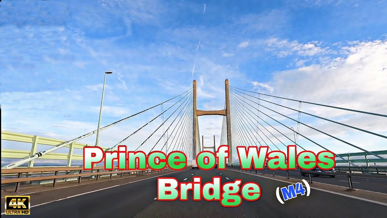 Prince of Wales Bridge 4K - A bridge that connects Wales and England together.