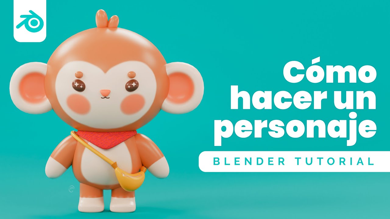 C&oacute;mo hacer un personaje 3D | Tutorial Blender para principiantes en Espa&ntilde;ol | Maritdoodles