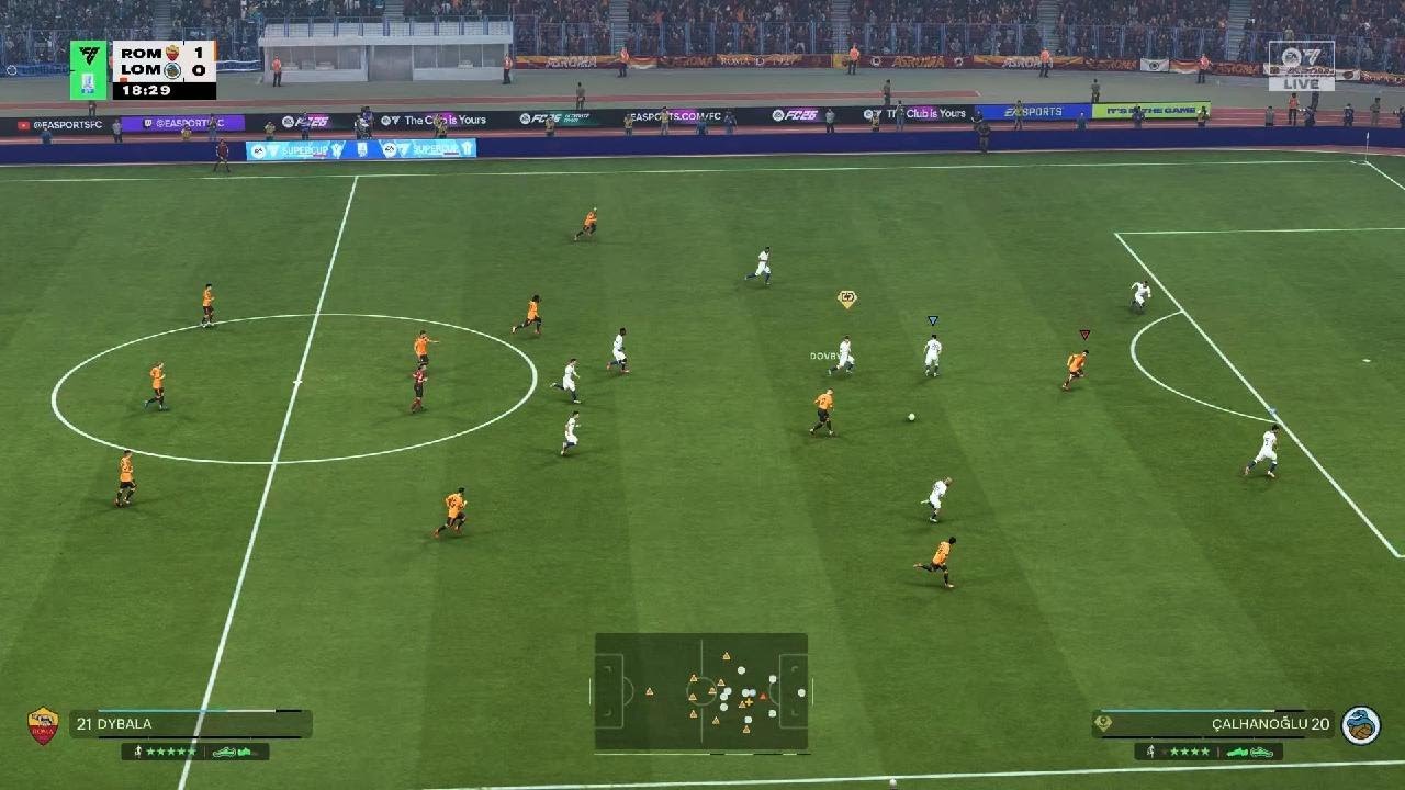 مباراة إنتر ميلان و روما