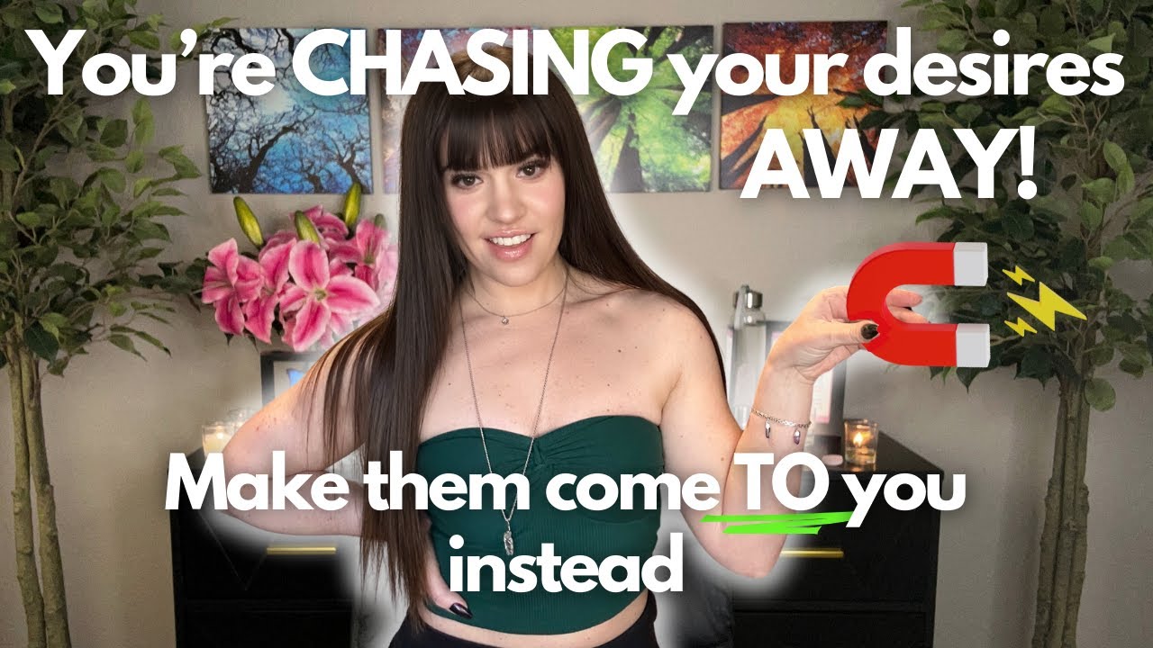 How to Become So Magnetic, You Attract EVERYTHING You Want Easily | 4 steps | don't chase, attract