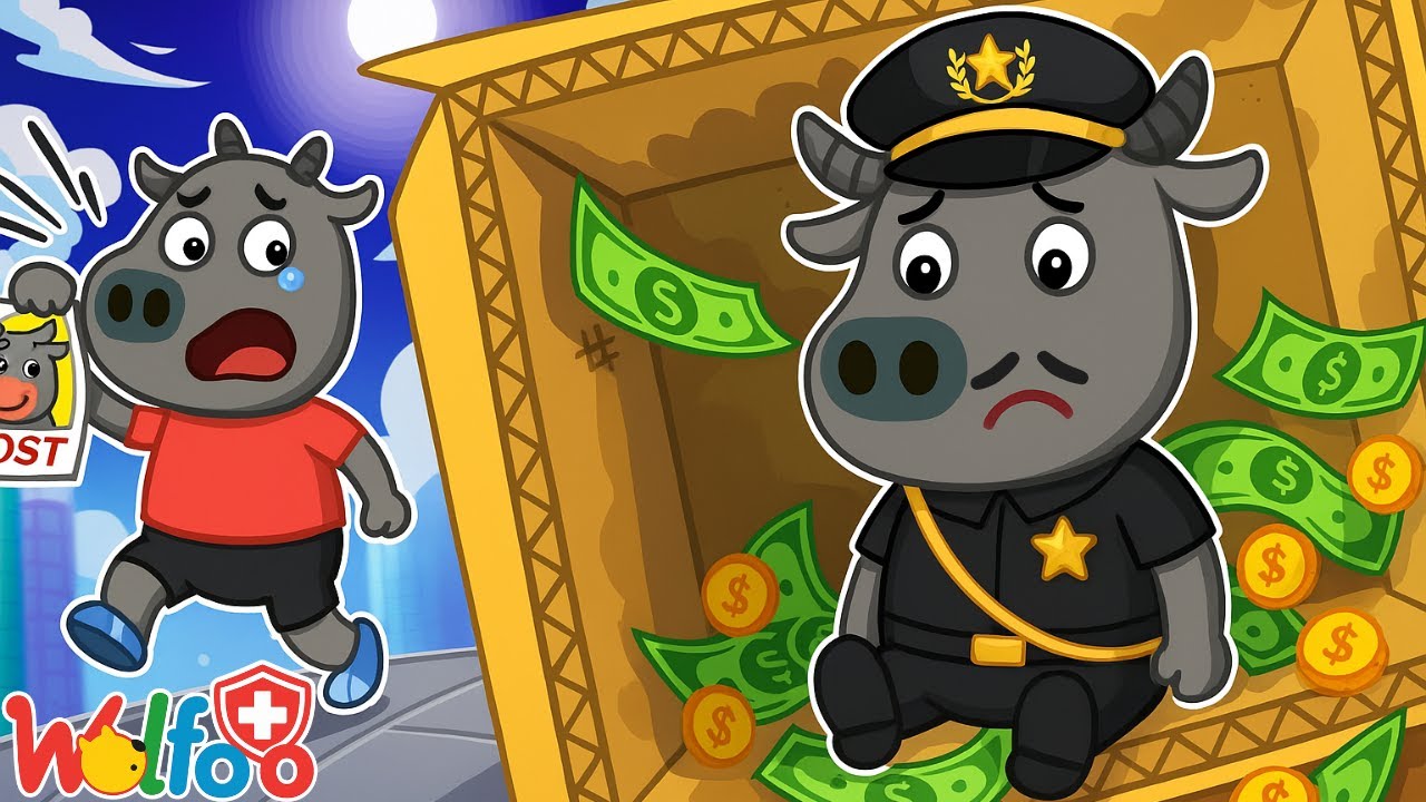 Police Runs Away From Home👮‍♂️| Wolfoo Police Cartoon | Kids Cartoon