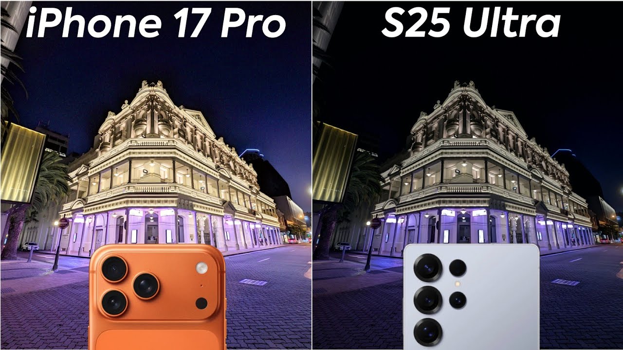 iPhone 17 Pro vs Samsung S25 Ultra Camera Test Comparison