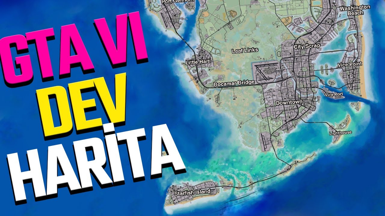 GTA 6 MAP SIZDI MI ? DEV GTA 6 HARİTASI