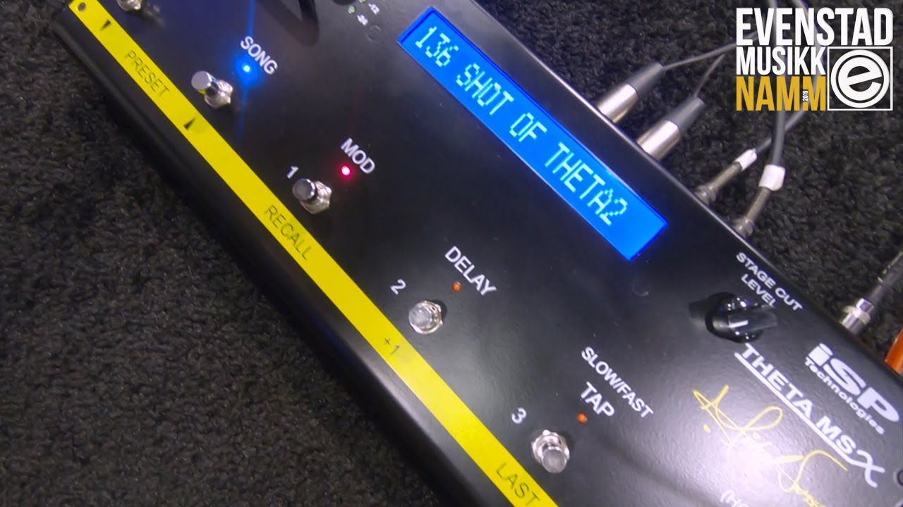 NAMM 2019 | ISP Theta MSX Michael Sweet Signature