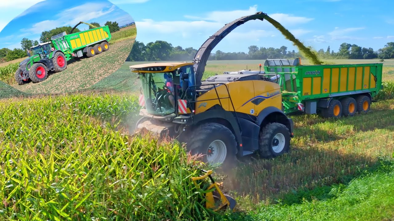 Nový New Holland FR 920 |První Siláže Kukuřice 2025 | Fendt 942 Vario Gen7 + Joskin Drakkar