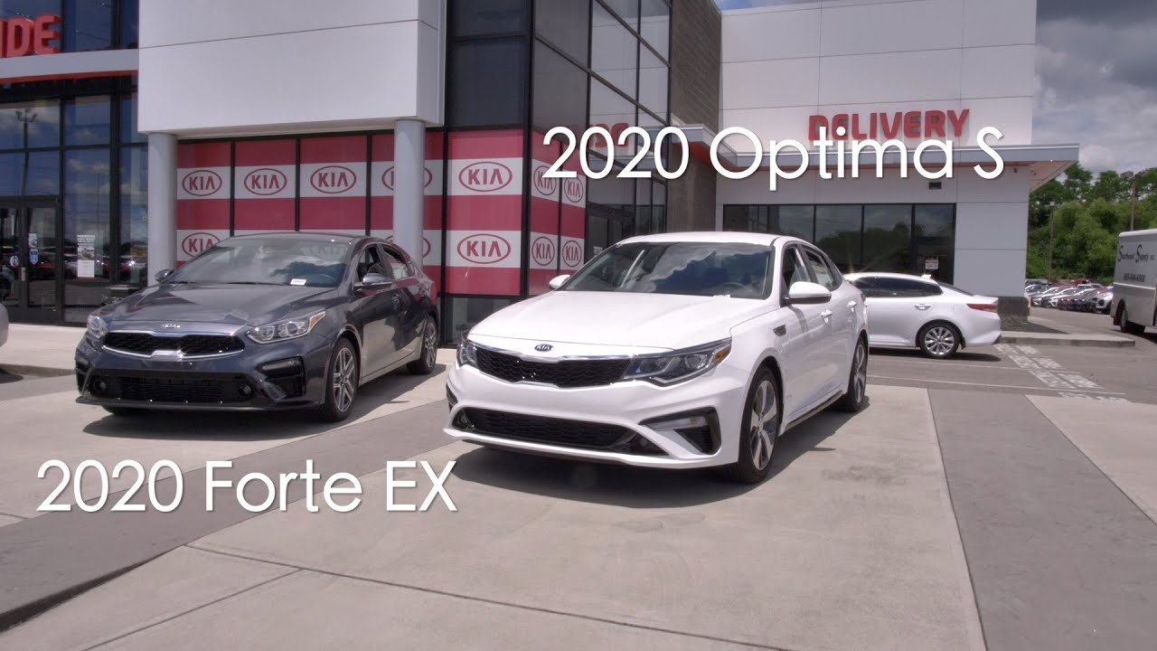 2020 Optima S vs 2020 Forte EX-Kia Sedan Comparison|Parkside Kia