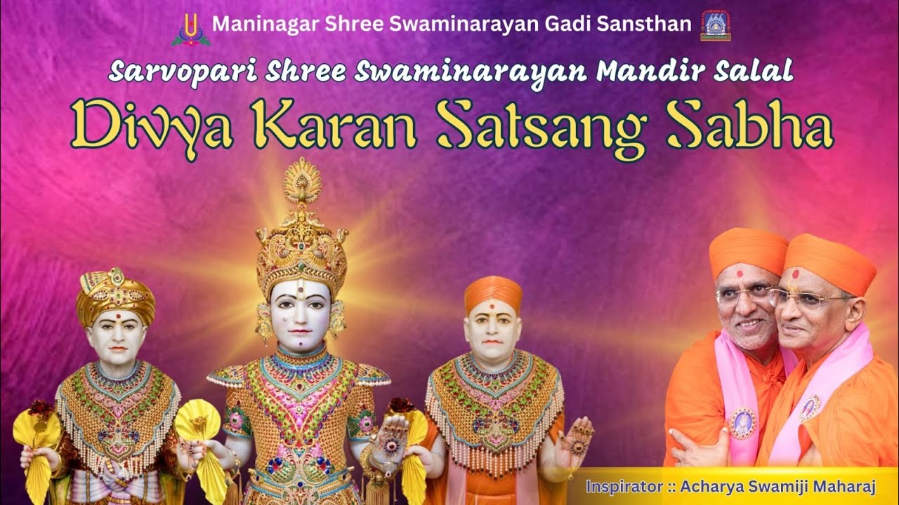 Divya Karan Satsang shabha swaminarayan gadi salal 02/02/2026