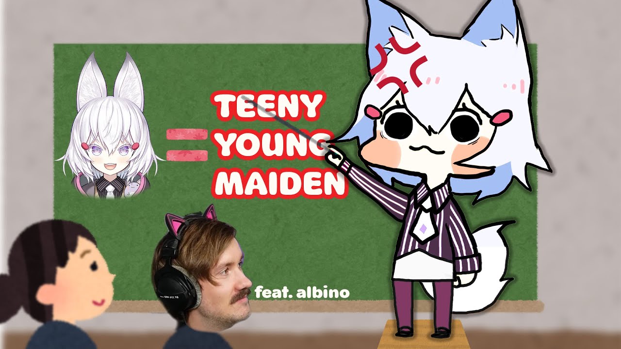Tenma Failing to Disprove Hag Status (ft. albino) | Tenma Maemi #phaseclips #kanpainiki #vtuberclips