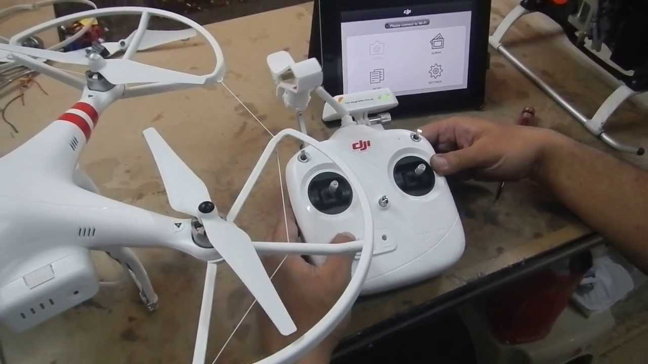How to rebind / bind new DJI Phantom Vision Camera