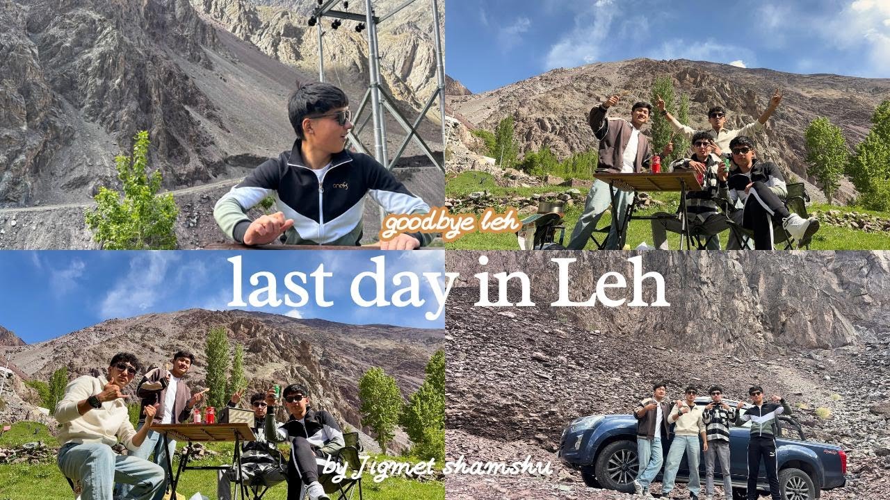 Last day in Leh Ladakh with friends 🥲