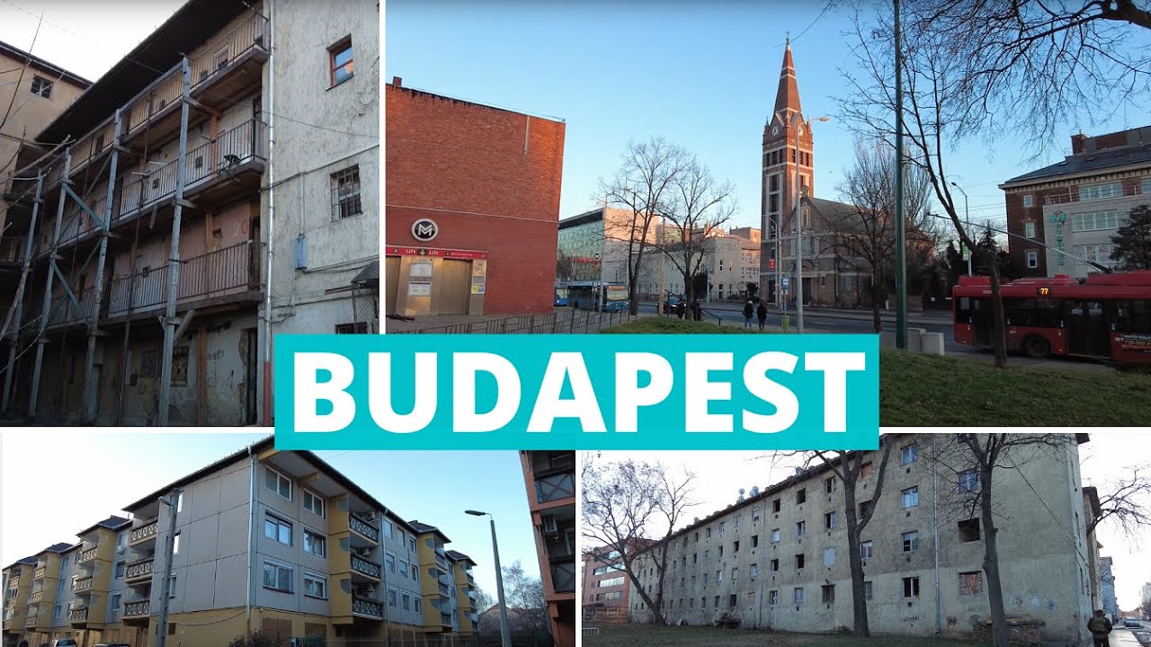 Hős utca - Kerepesi út - Budapest, Hungary [4k Ultra HD 60fps ]