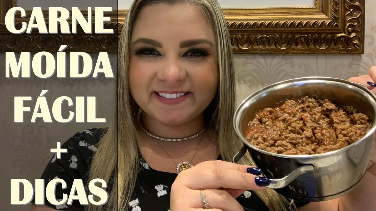 CARNE MOÍDA FÁCIL | PREPARO, CONGELAMENTO E FINALIZAÇÃO