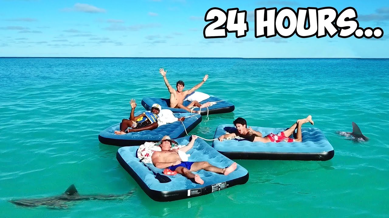 Surviving 24 Hours In The Ocean!