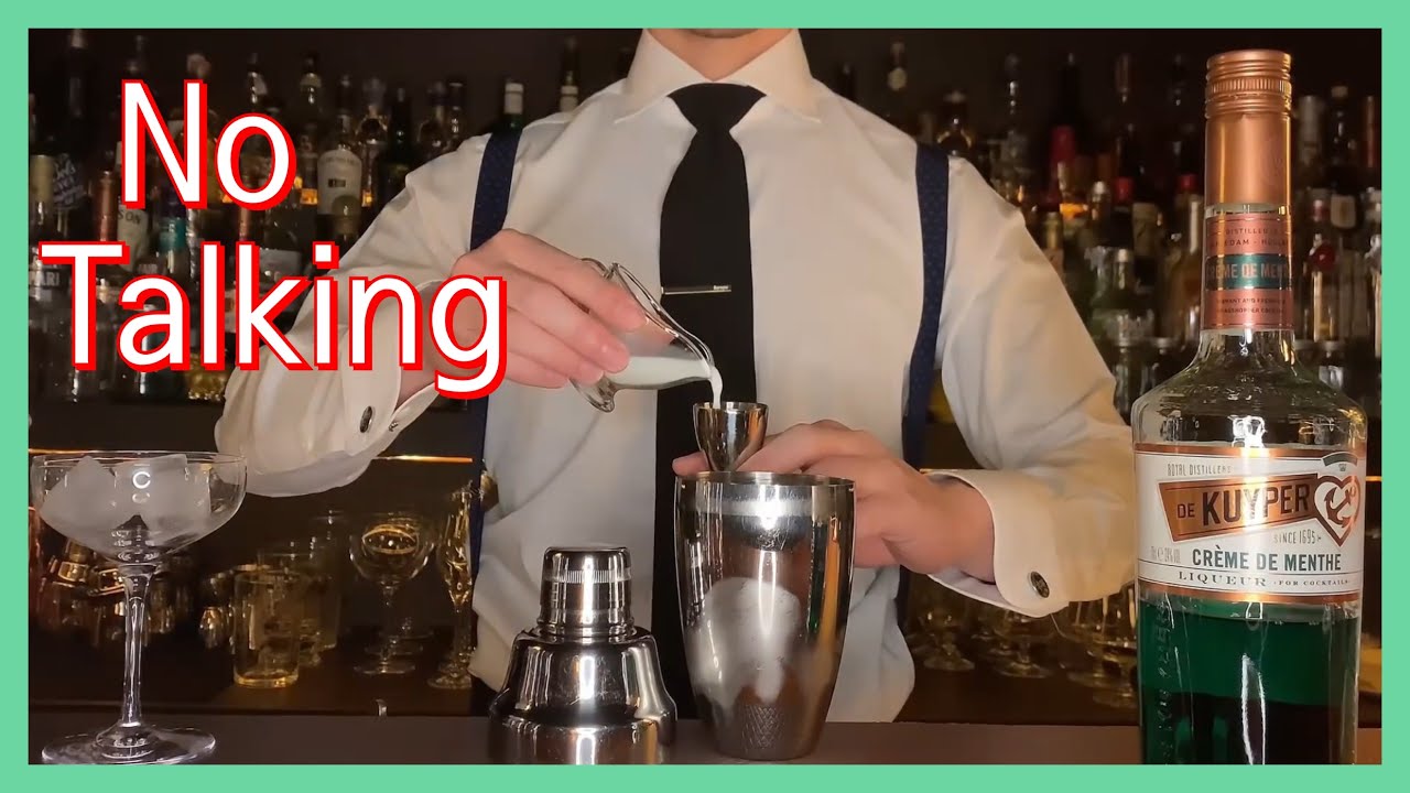 Бармен ASMR готовит 40 коктейлей