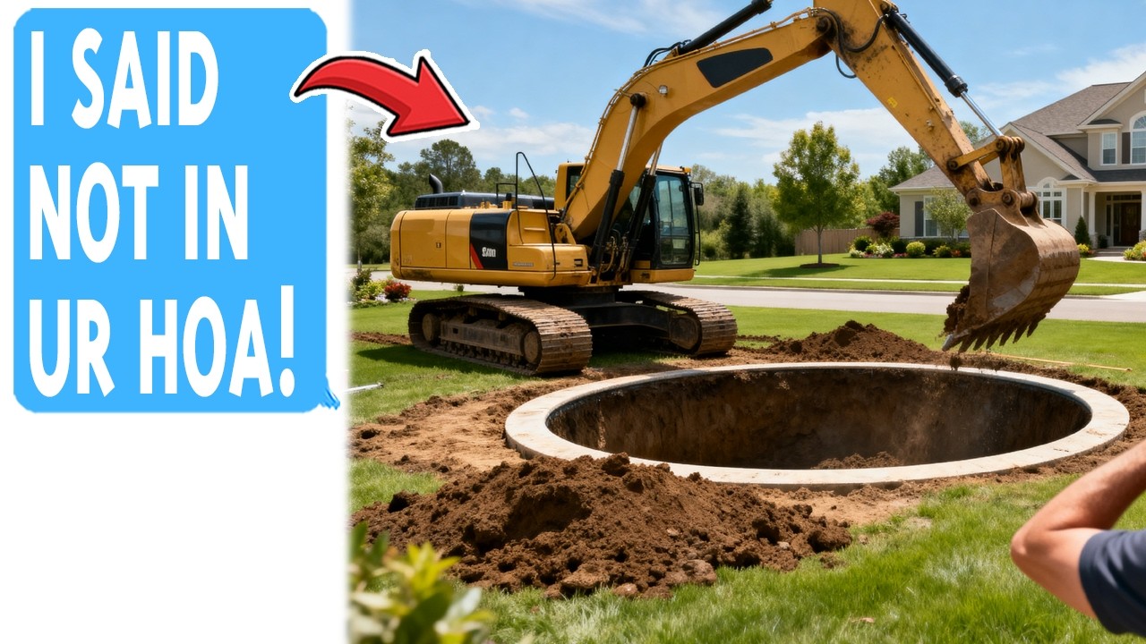 I Woke Up To Heavy Equipment In My Yard—HOA Said “It’s Approved”… Not By Me!