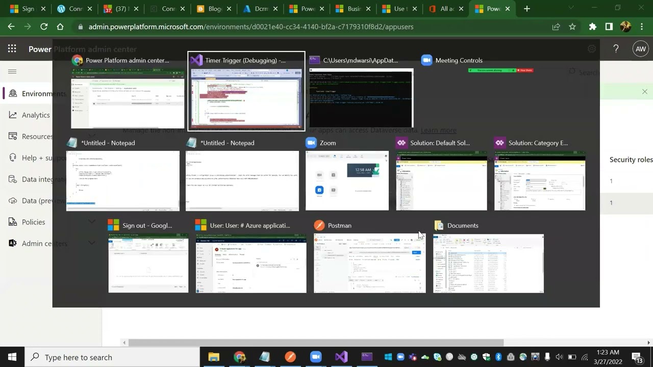 How to create record in dcrm using azure function