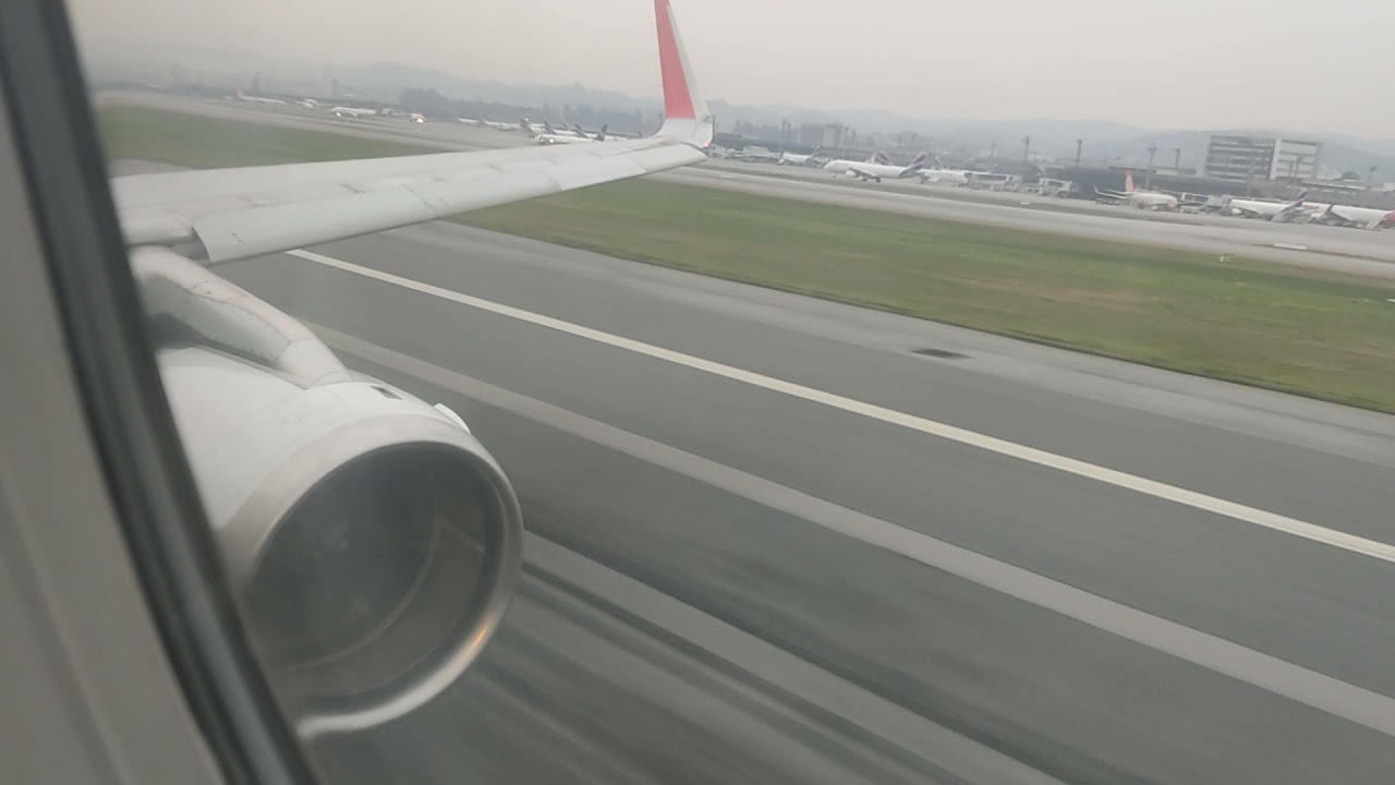 A321 LATAM DECOLAGEM DE GUARULHOS - SP (IAE ENGINE ROAR) | PT-MXN