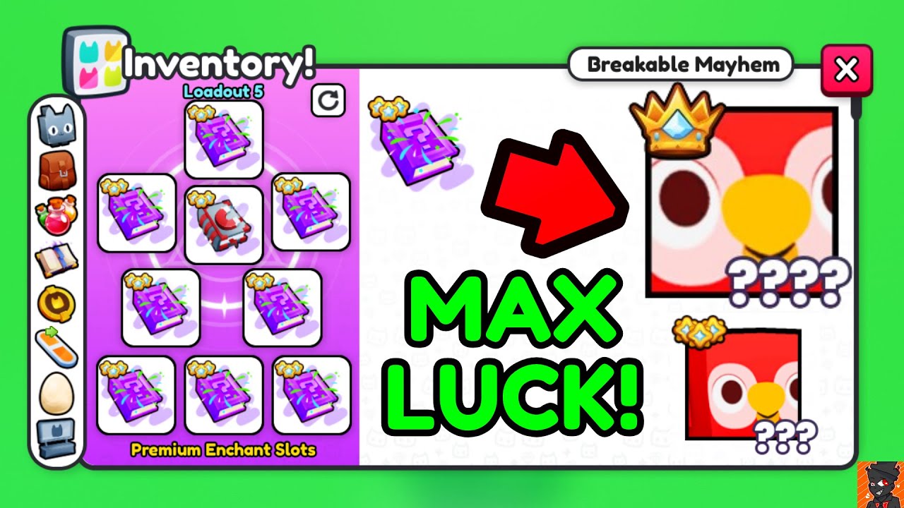 🍀MAX BREAKABLE MAYHEM LUCK For 24 Hours! (PARROT HATCHED!)🍀| Pet Simulator 99