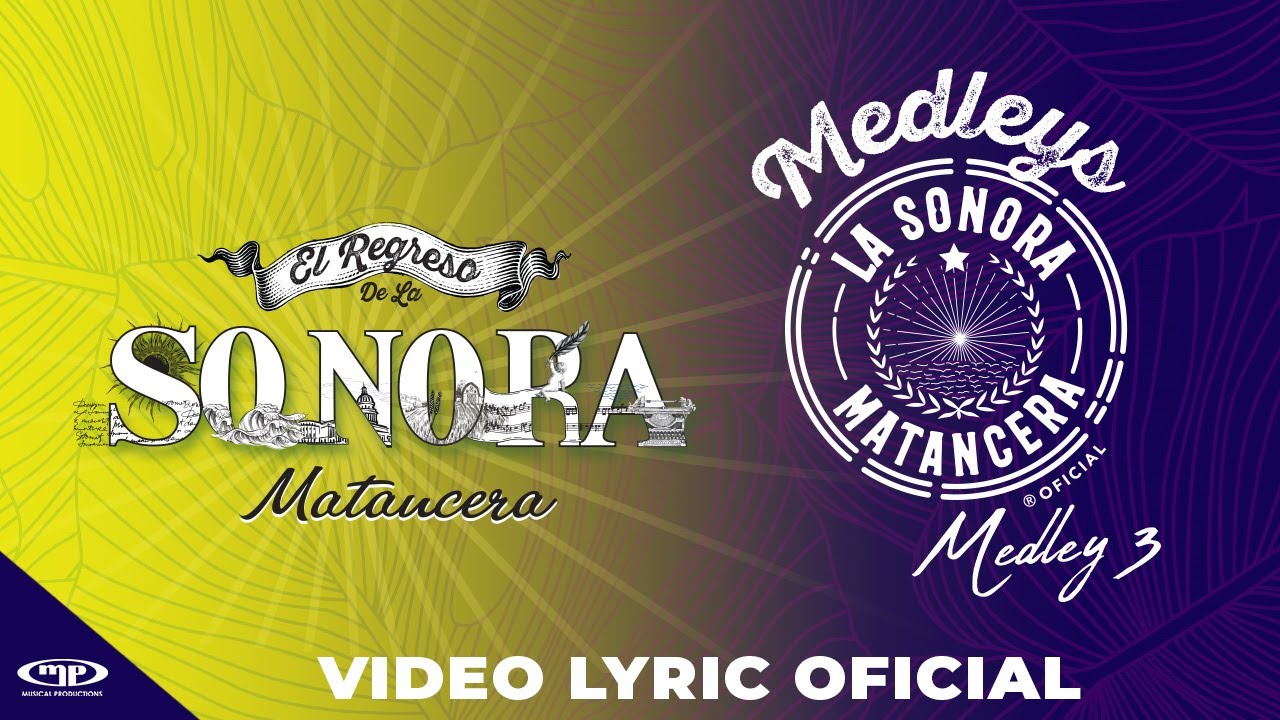 La Sonora Matancera 🪘 MEDLEY 3 (Video Lyric) 🎺
