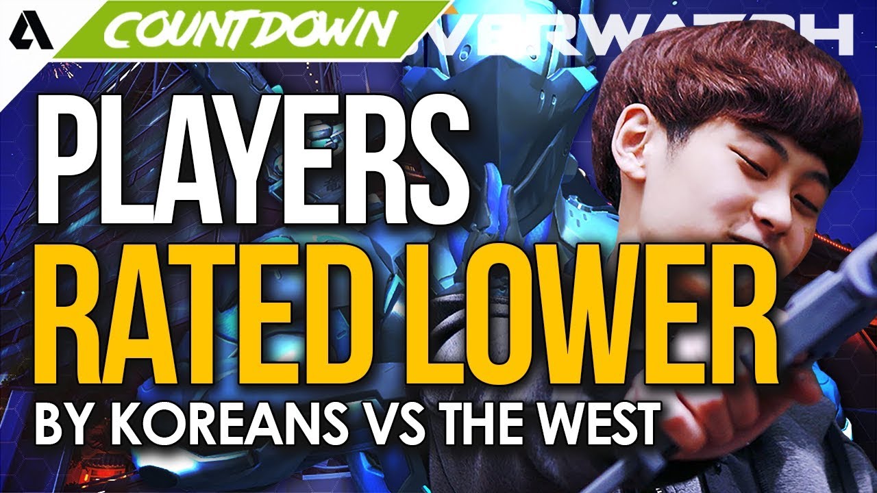 Top 5 Overwatch Players Rated Lower By Koreans Vs The West