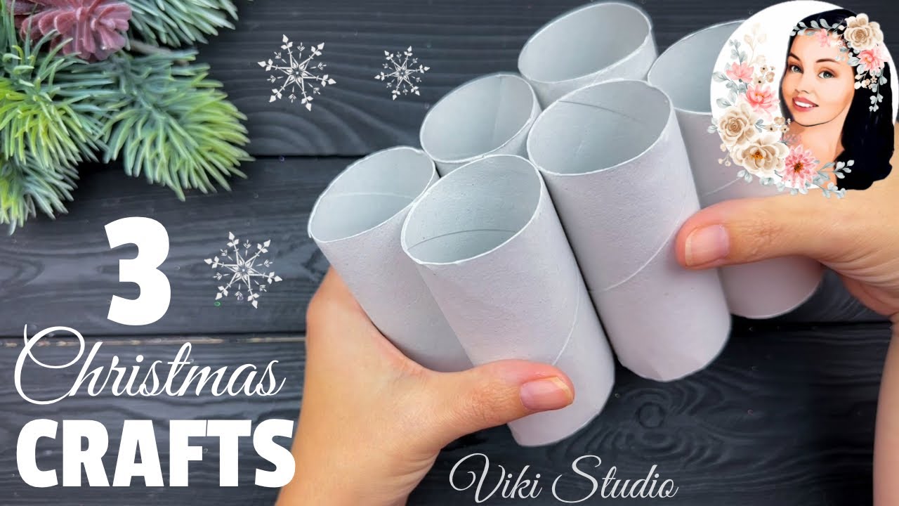 3 IDEAS 🔥🔥 Christmas Recycling Crafts Paper Decoration DIY