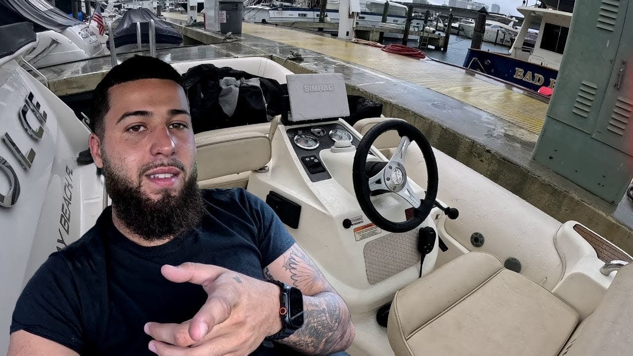 Picking Up a Dinghy From a MILLION Dollar Yacht… What Could Go Wrong? 