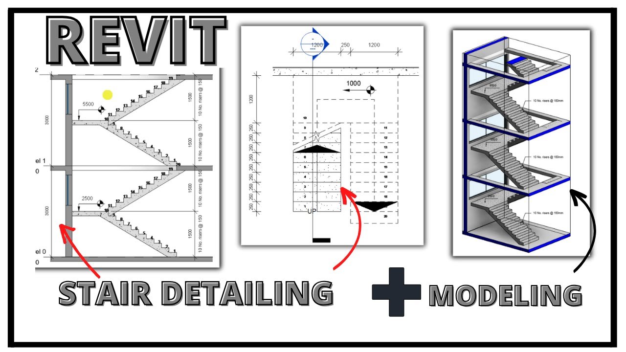 Учебные пособия по Revit || Моделирование и детализация лестниц как профессионал.