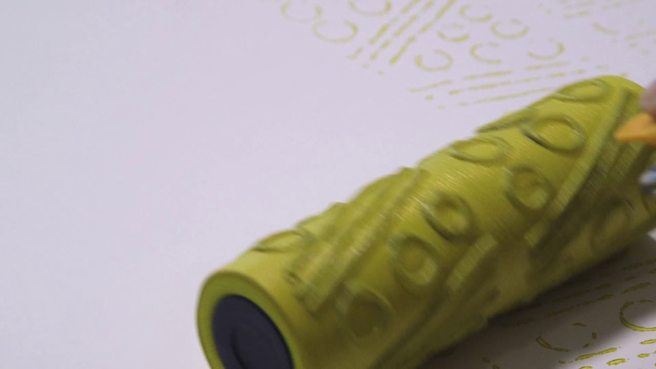 Give It a Twist: Turn a Paint Roller Into a Pattern Roller