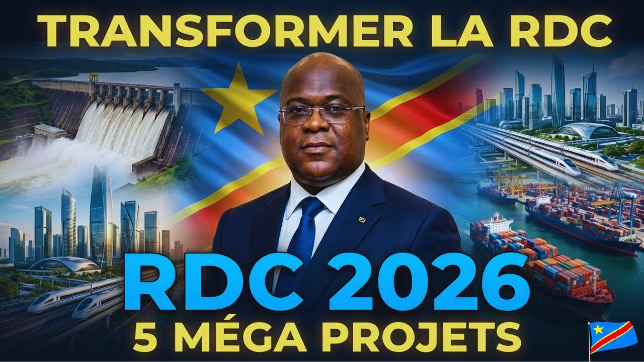 RDC 2026 : Les 5 M&eacute;ga Projets MONSTRUEUX qui vont Transformer le Congo pour Toujours ! 🇨🇩