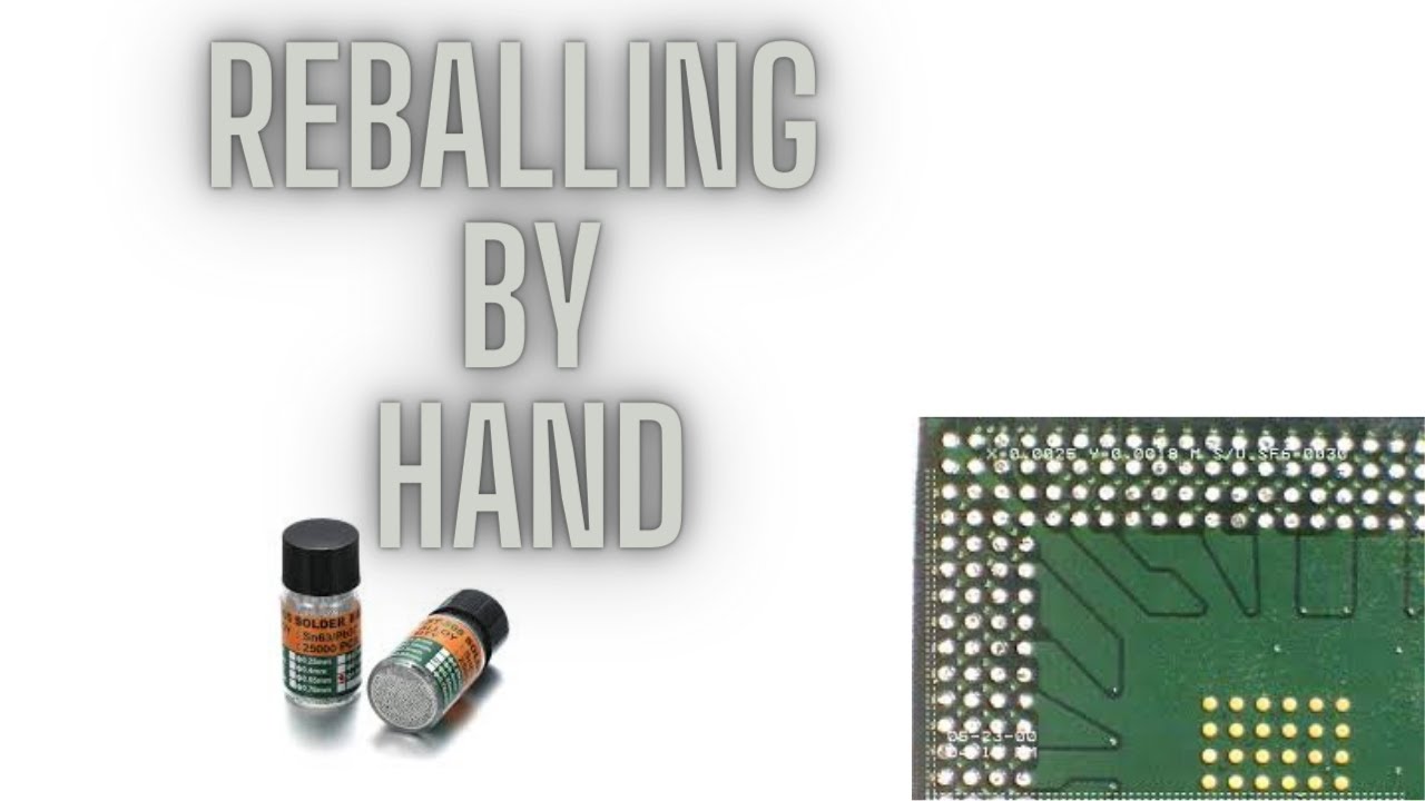 Reballing by hand