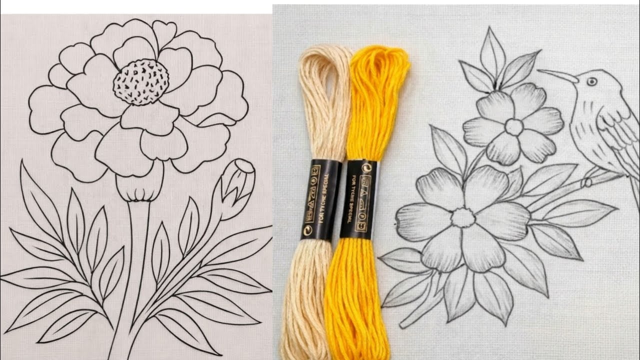 Top 3 hand embroidery videos. Two hours of fun! #embroidery #art 