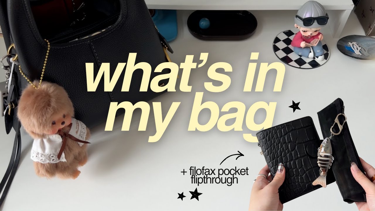 what's in my bag ✿ a little filofax pocket flipthrough | jan 2026
