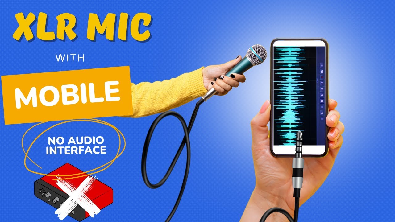Connect Dynamic XLR Microphone with Smart Phone | Dynamic Mic to Phone | XLR to TRRS | Test Result