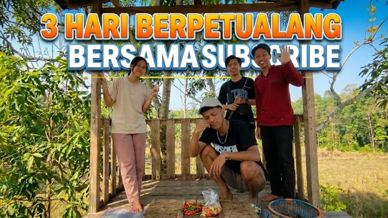 Berpetualang Bersama Subscriber Memasak Hasil Tangkapan di Rumah Pohon 