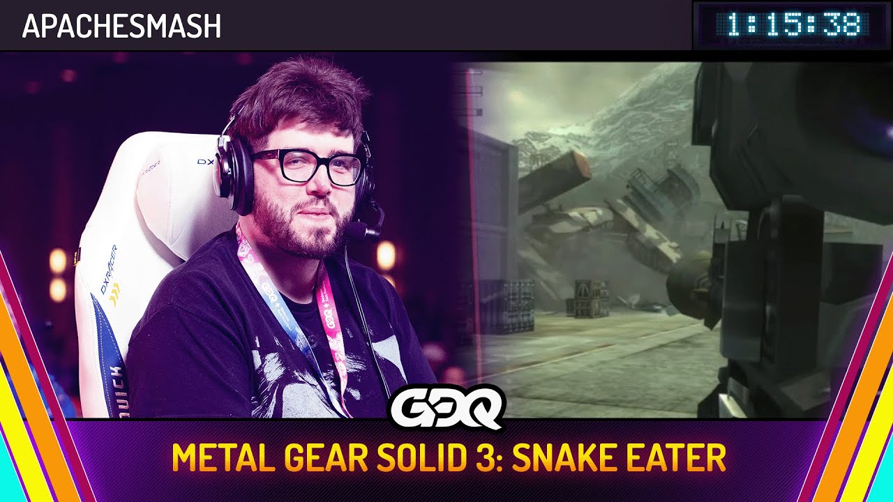 Metal Gear Solid 3: Snake Eater by ApacheSmash in 1:15:38 - Summer Games Done Quick 2025
