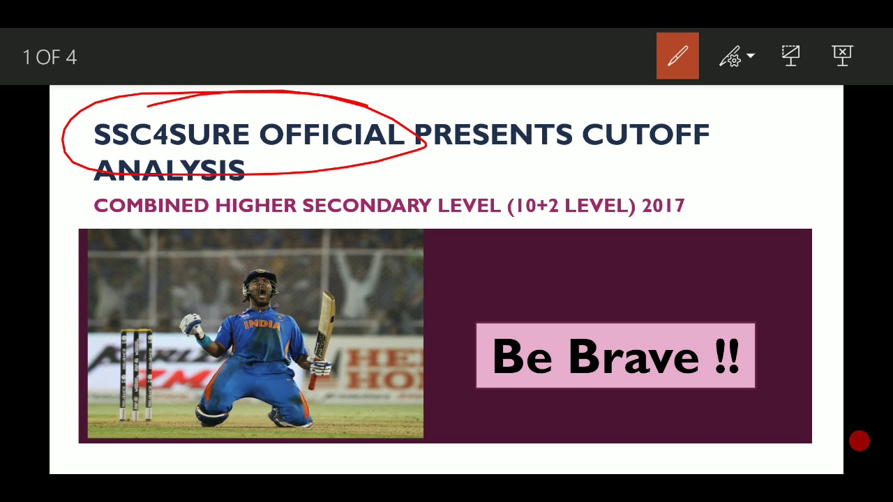 Cutoff Analysis of SSC CHSL 2017 || SSC4Sure Official