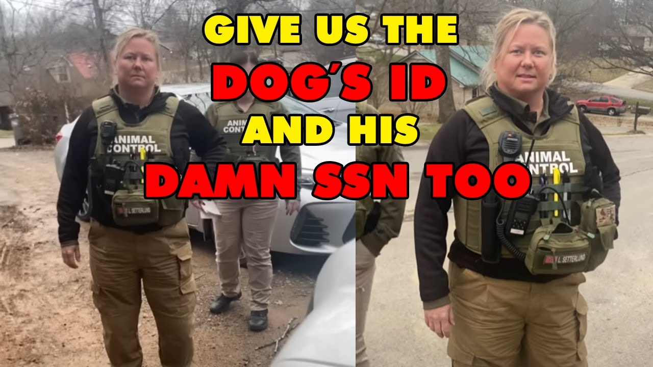 Polizisten verlangen Ausweis, Namen und Sozialversicherungsnummer des Hundes?! Showdown wegen Aus...