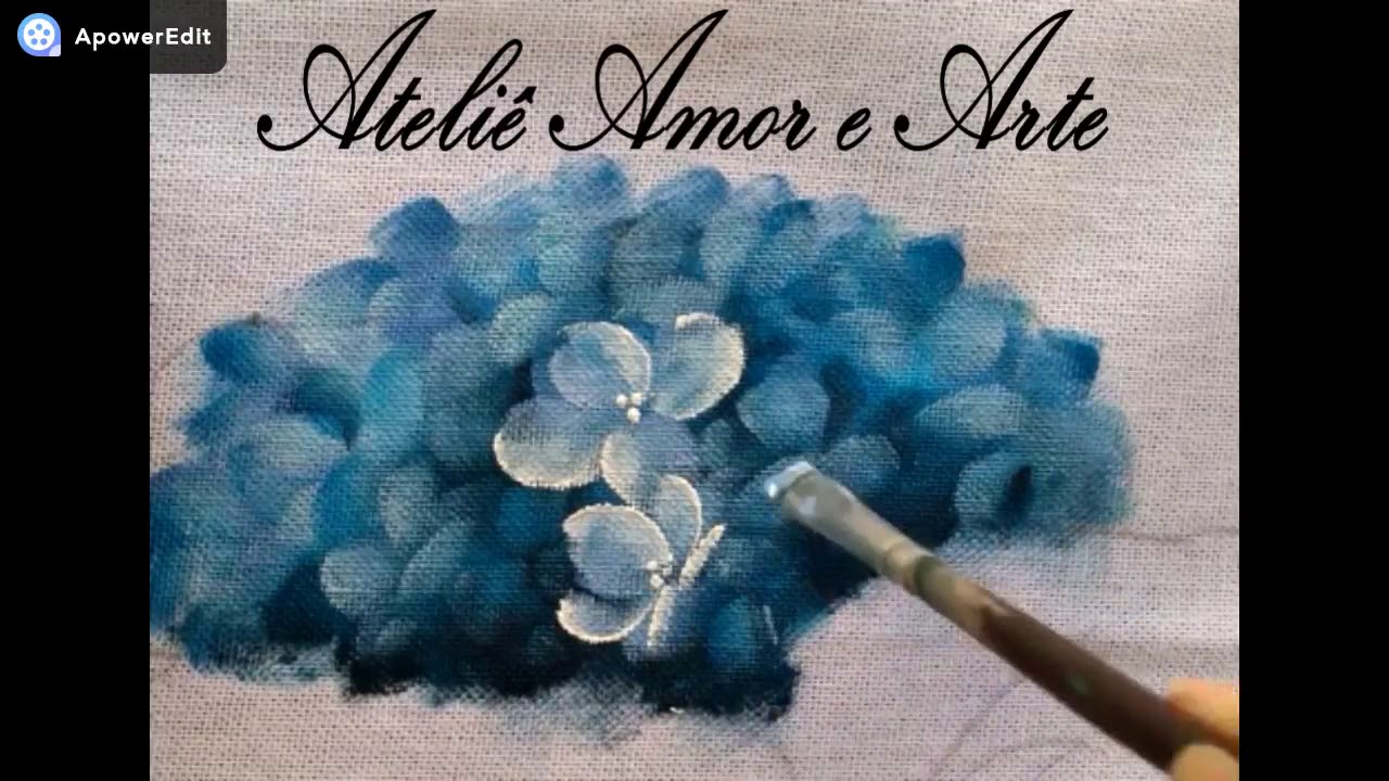 Como pintar Hortênsia