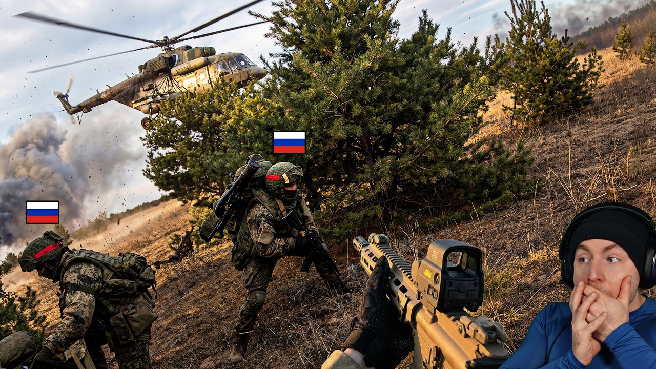 Кадры боевых действий, снятые на GoPro. Российская атака на украинский аэропорт провалилась под с...