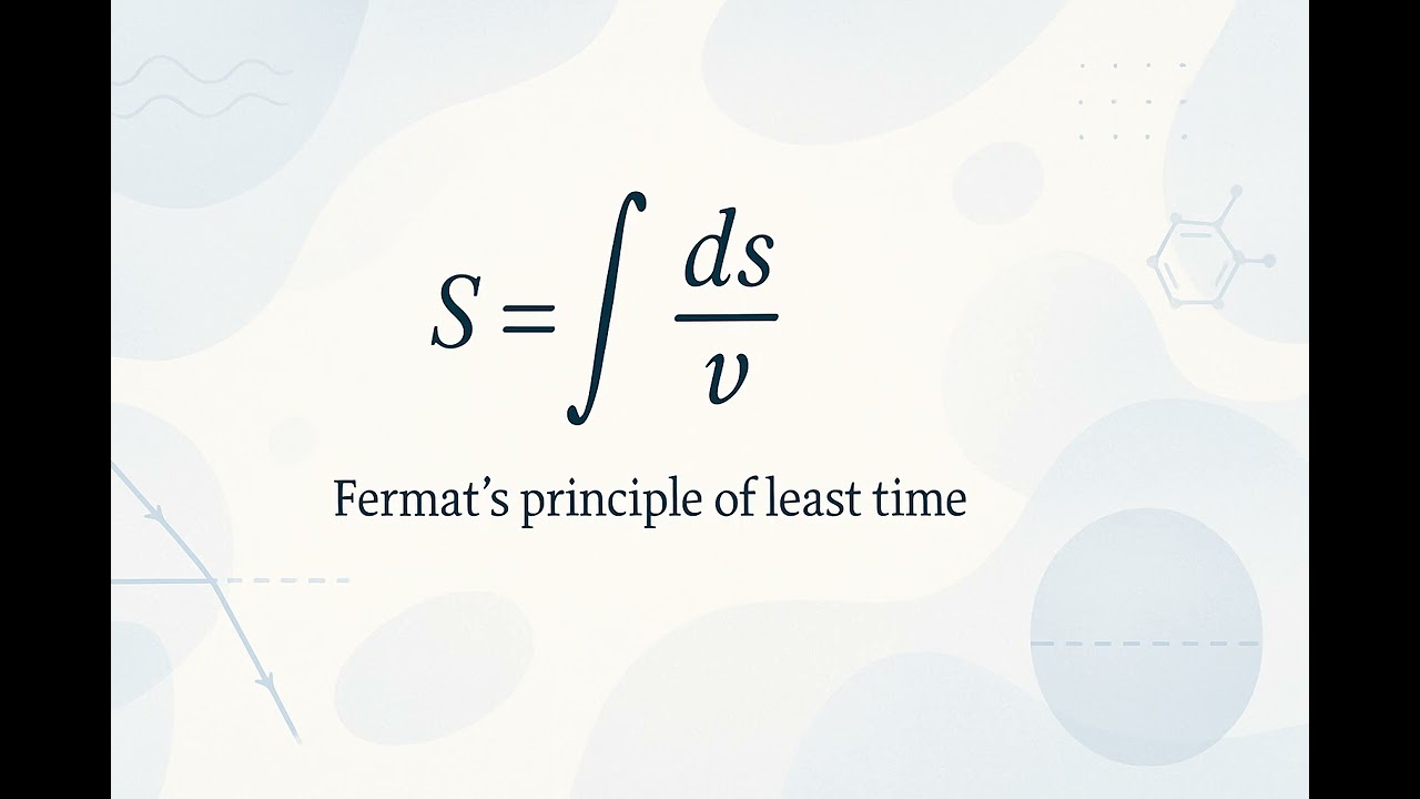 Fermat's Principle Of Least Time - Scientific Definition
