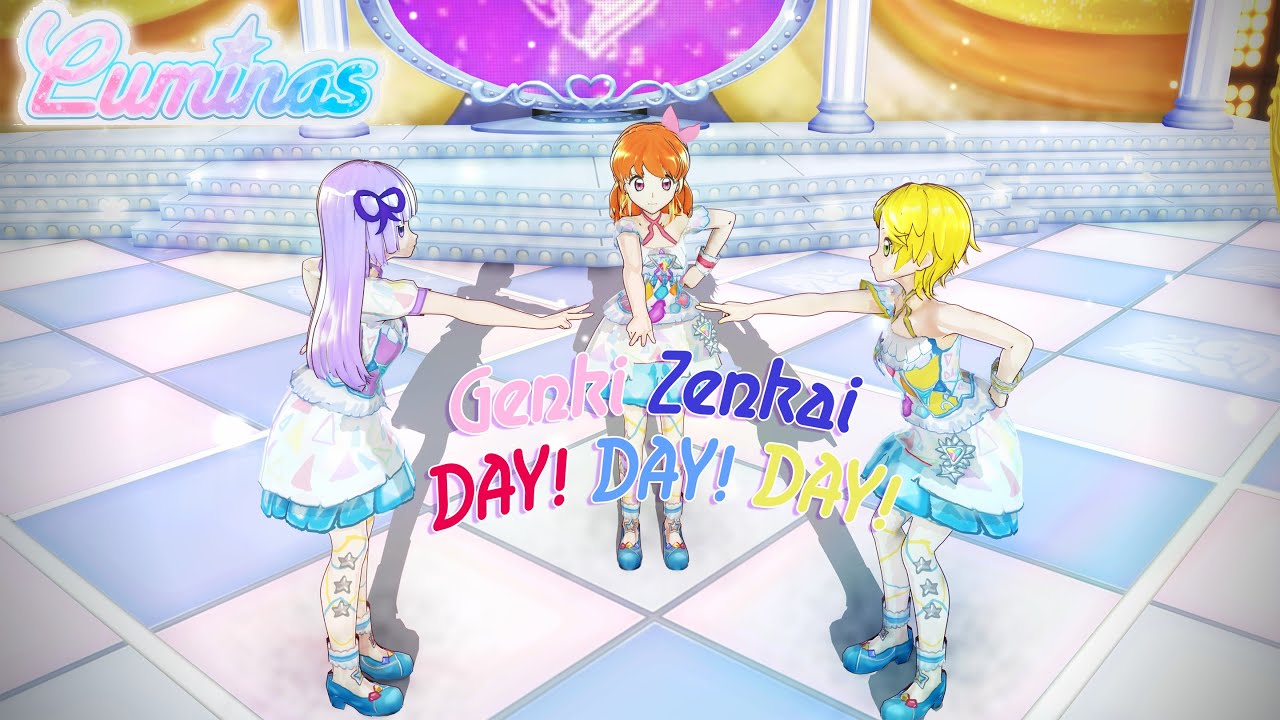 [Aikatsu MMD] Luminas: Genki Zenkai DAY! DAY! DAY!