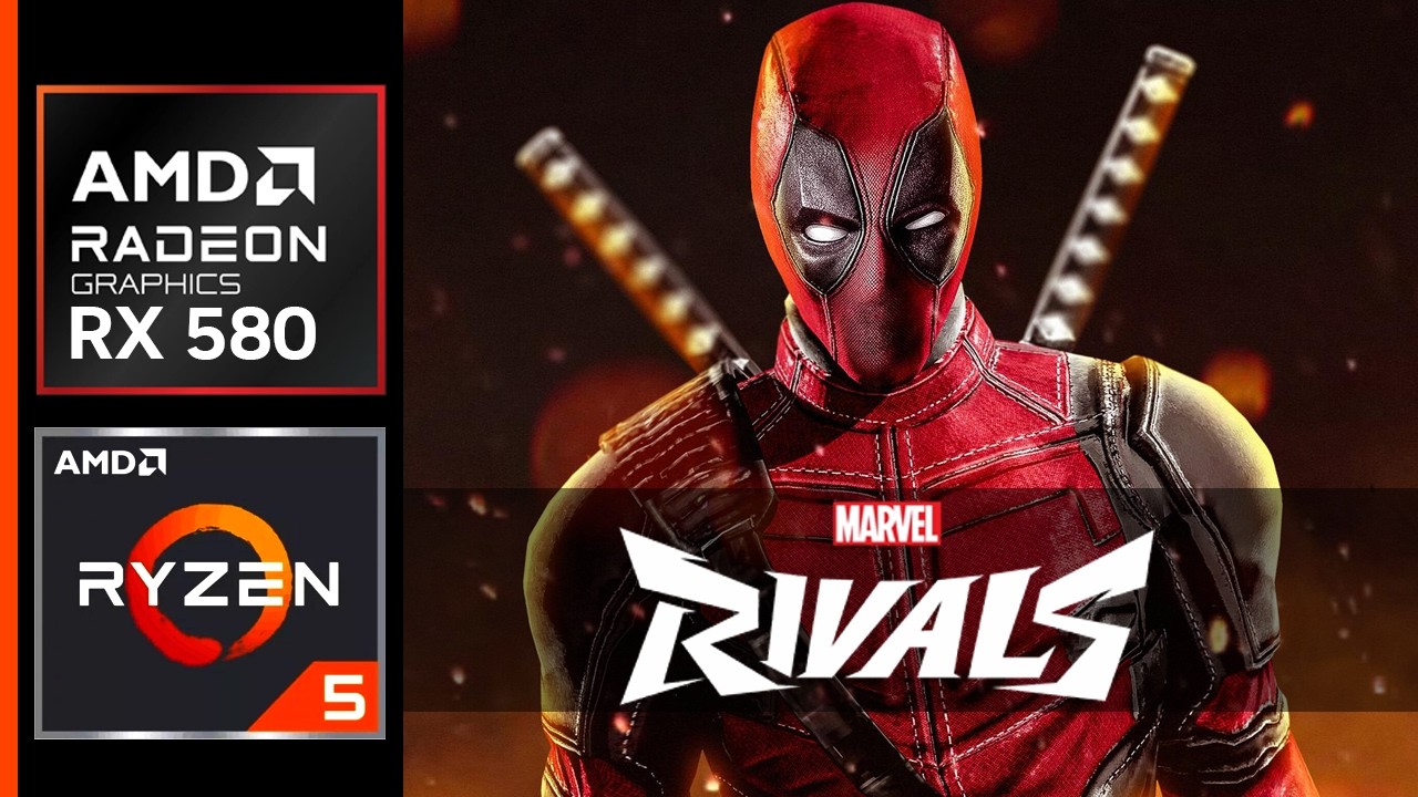 Запускается ли Marvel Rivals на RX 580? &mdash; Тест с Ryzen 5 5500 + 16 ГБ ОЗУ