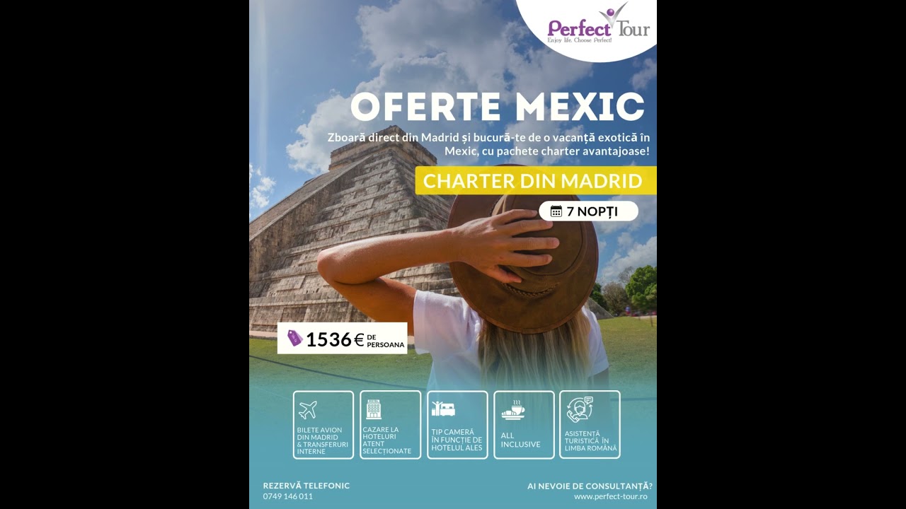 🏝 Plaje albe, ape turcoaz și resorturi all inclusive de 5★ te așteaptă &icirc;n Mexic!