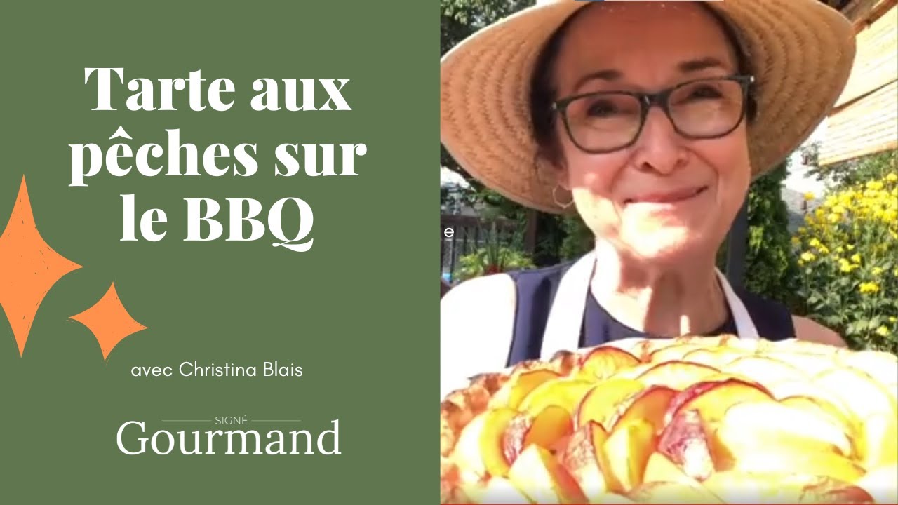 RECETTE DE TARTE AUX PÊCHES SUR LE BBQ
